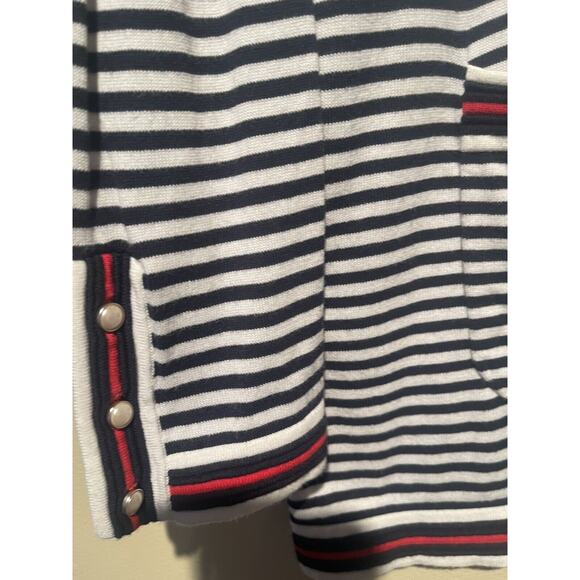 Talbots The Oprah Collection For Women Sz 1X Cardigan Sweater Red/white/black - Picture 5 of 7
